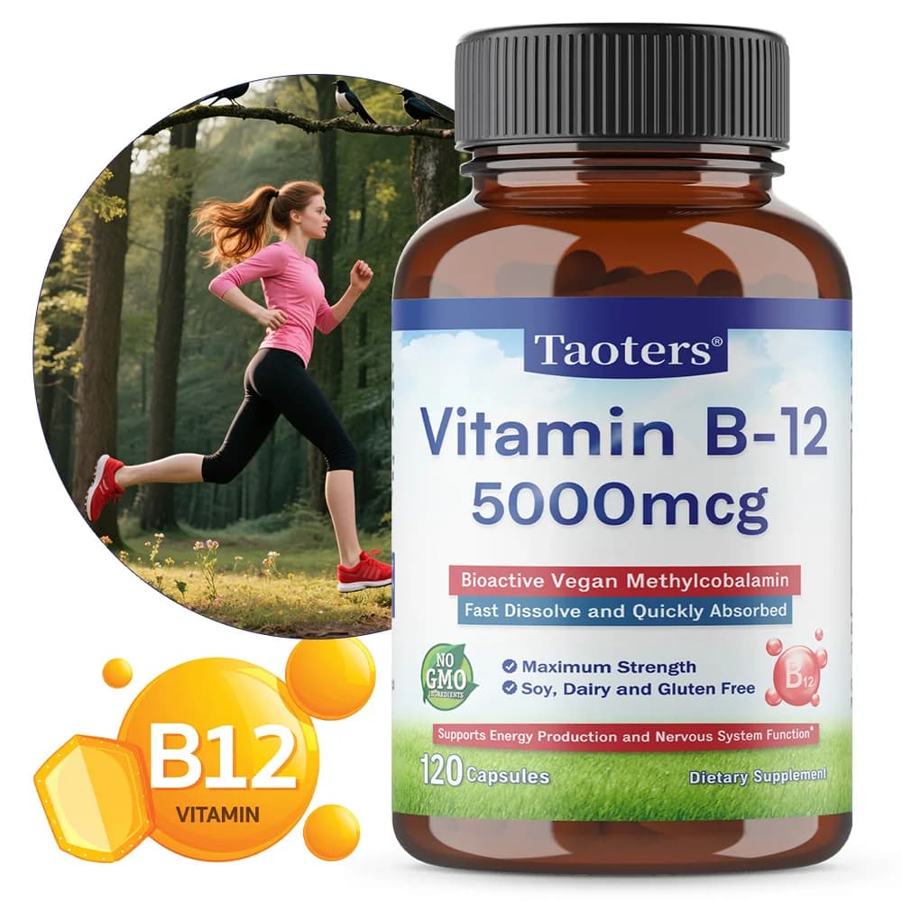Vitamin B12 5000 Mcg - Extra Resistance - Integrator for the support of energy levels, mental clarity, nervous system health