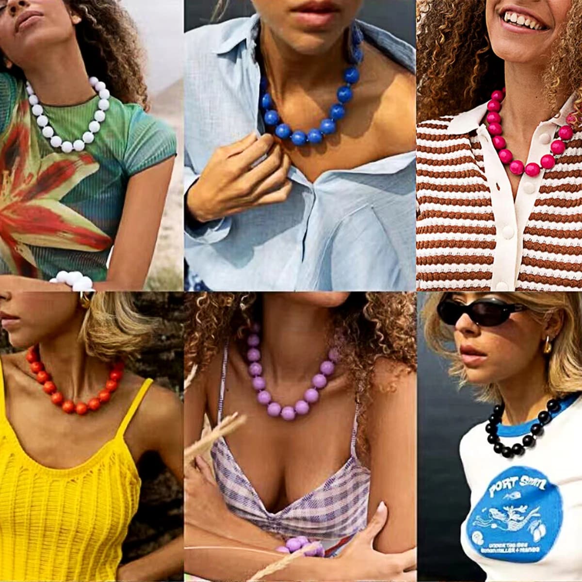 Docona Bohemia Bead Round Colorfulne Neckalce per le donne Fashion Banquet Gioielli geometrici regolabili per le vacanze Regali per feste
