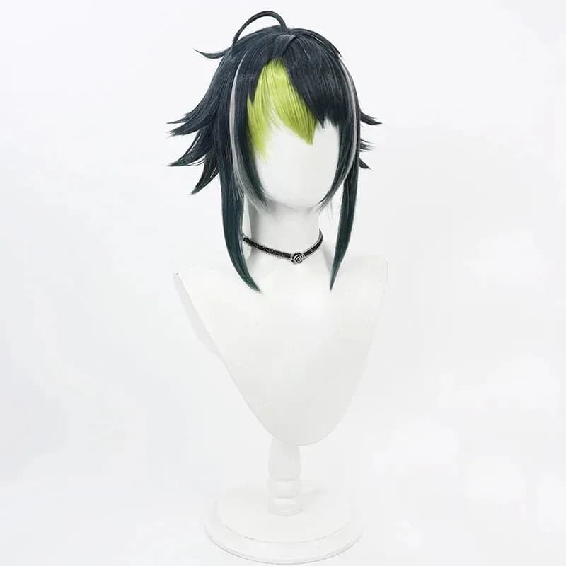NewVtuber Inami Rai Cosplay Breve Misto Resistente Al Calore Capelli Sintetici Festa di Halloween Gioco di Ruolo Carnevale Copricapi + Parrucca Cap2025