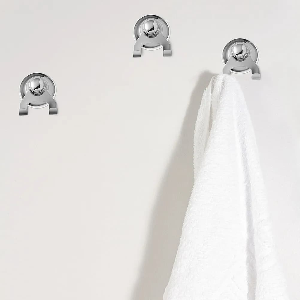 Ganci a ventosa in acciaio inossidabile per doccia e bagno, organizer, appendi asciugamani, gancio appendiabiti da cucina, forte e indeformabile
