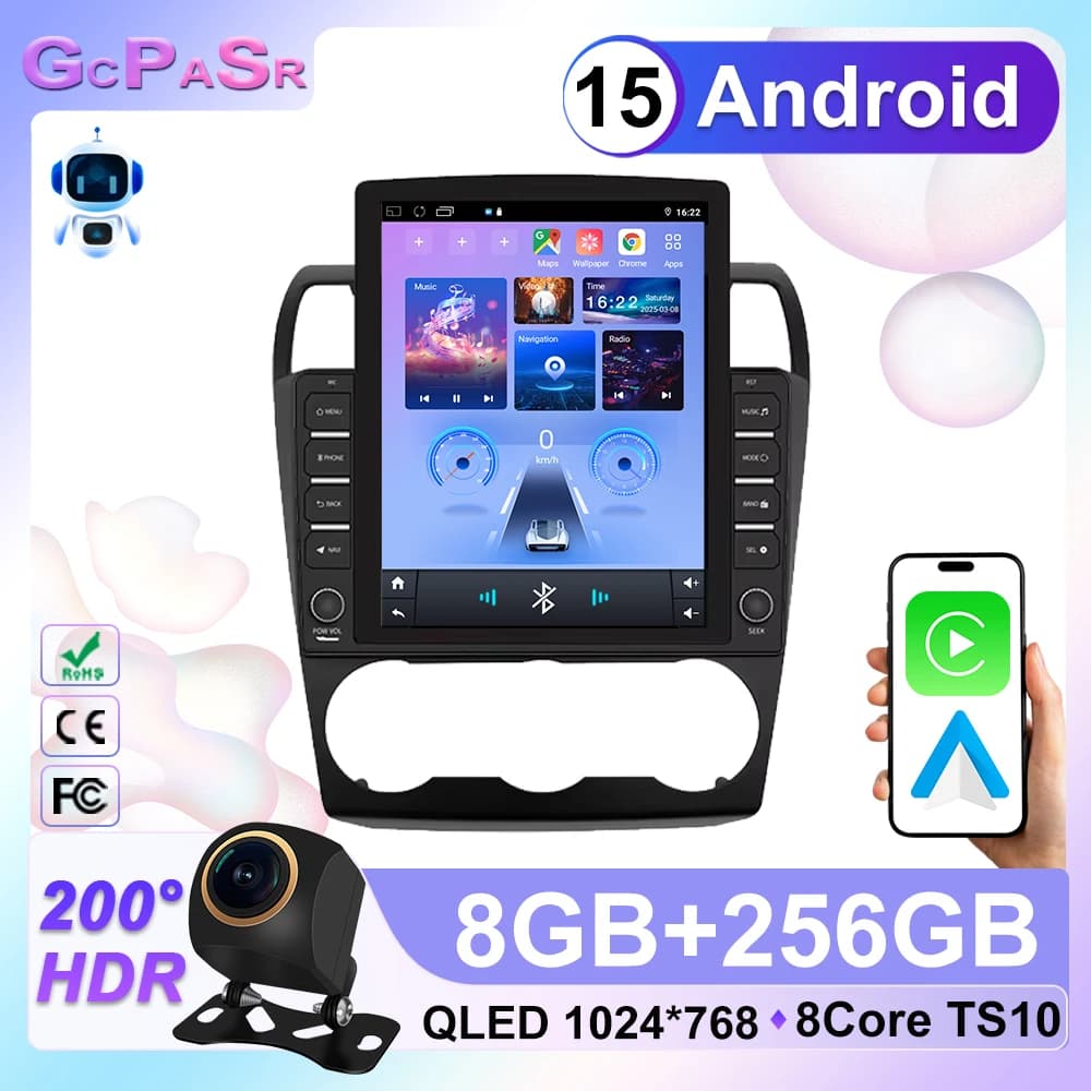 9.7“ Car Radio For Subaru Forester XV WRX 2015-2017 Navigation GPS Android Auto Screen Stereo No 2din DVD Wifi BT DSP Carplay