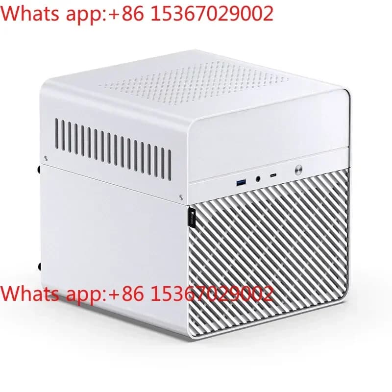 Per N3 NAS Mini chassis in alluminio, scheda madre ITX, server multimediale, archiviazione di rete, hot-swap, 8 dischi