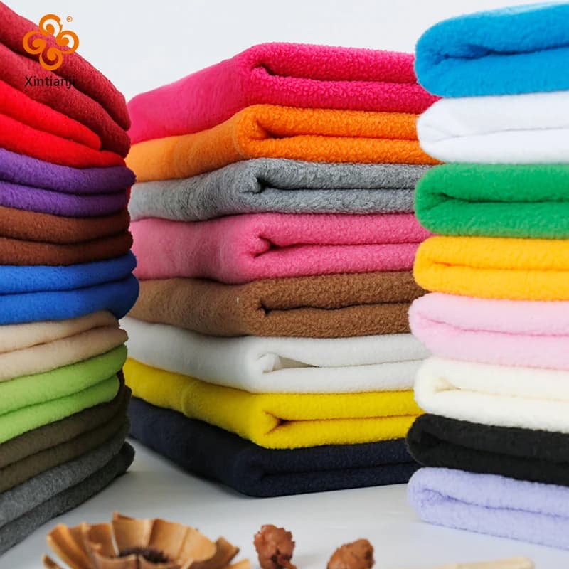 50X150cm Double Sided Solid Polar Fleece Fabric Plush Doll Skin Cloth Coat Clothing Lining Winter Warming Soft Blanket Fabric