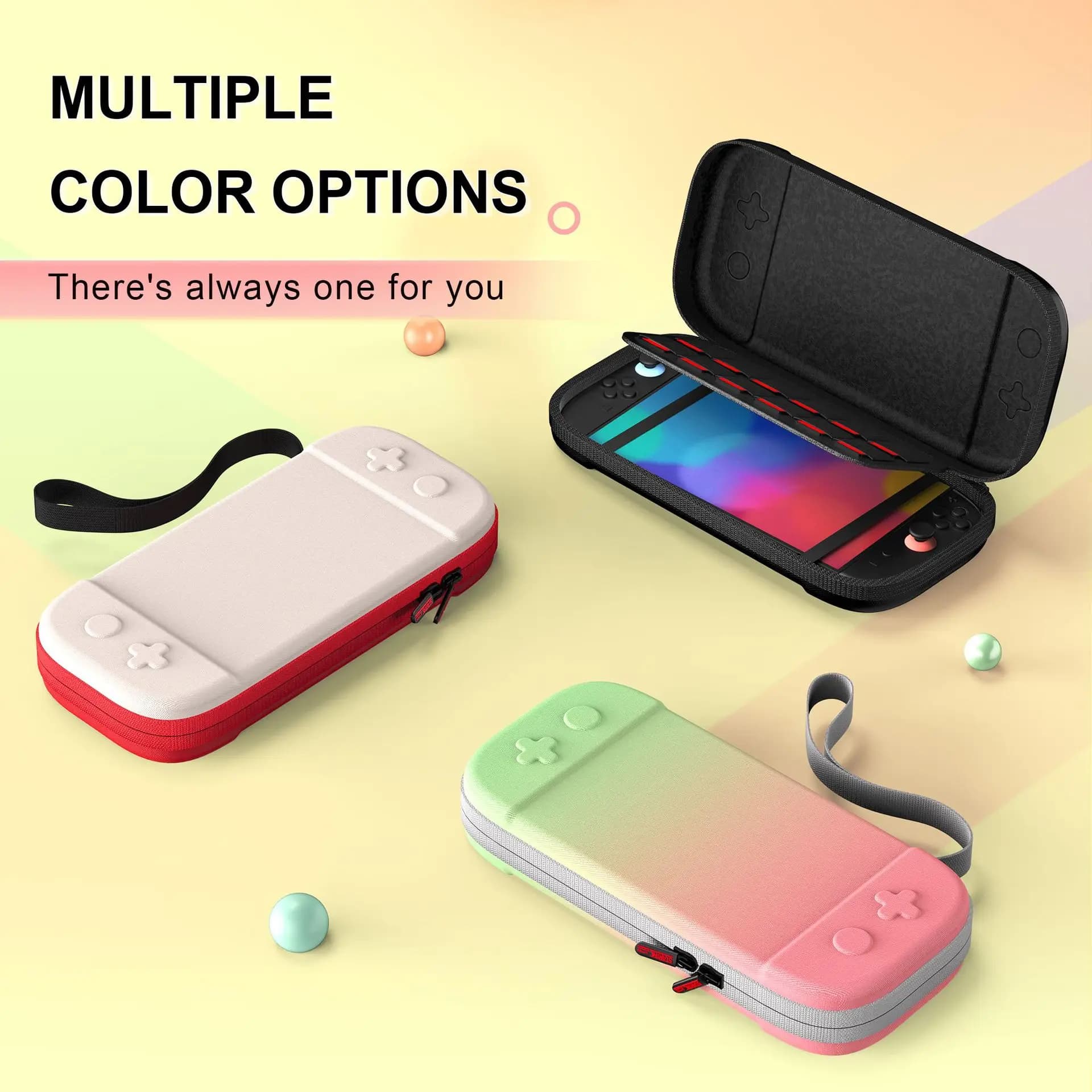 Custodia da trasporto Switch 2, borsa rigida in EVA con custodia per carte da gioco - compatibile con NS2, organizer in nylon resistente