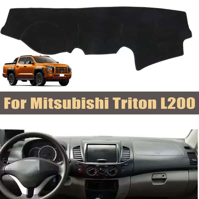 For Mitsubishi Triton L200 Dashboard Car Cover Sun Cover Mats Avoid Pad Light Dashboard Protective Car Accessories