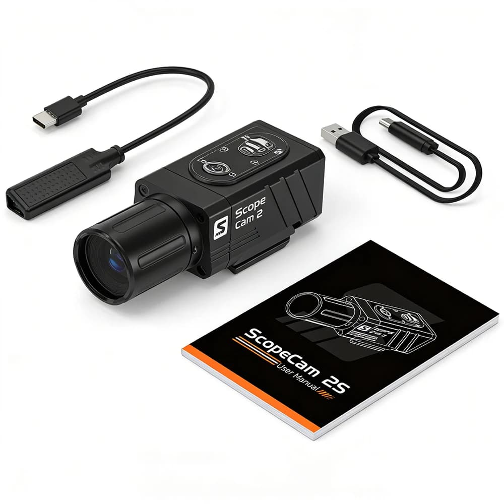 RunCam ScopeCam 2S con Lente da 35mm, Configurazione Wi-Fi, Registrazione HD 1080P, Telecamera FPV Impermeabile