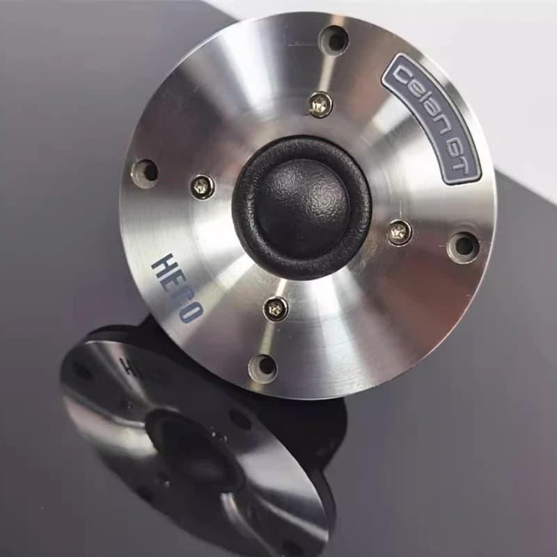 SOTAMIA 1 Pezzo Tweeter a Pannello in Alluminio da 4 Pollici, Altoparlante di Potenza 4 Ohm 50W, Audio Treble Fai-da-te, Altoparlante Bluetooth Hi-Fi per Musica e Home Theater