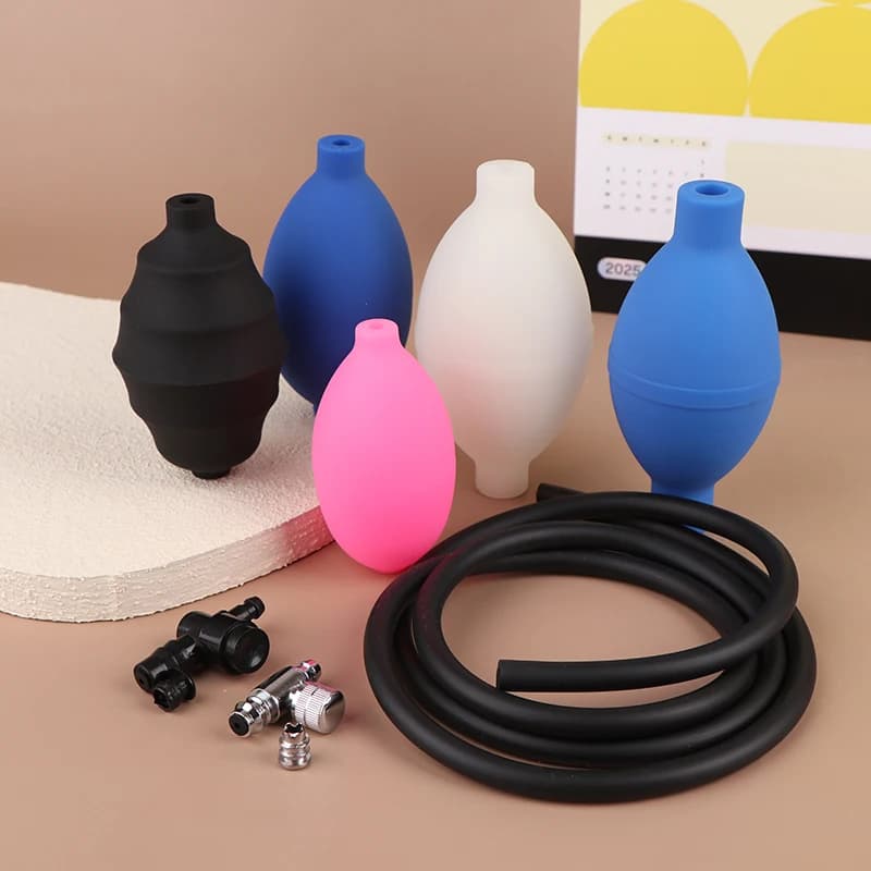 Air Pump with PVC Inflator Bulb for Skewer Pressure Monitor Arterial Pressure Monitor Portable Healthcare Accessories Plastic/metal valves