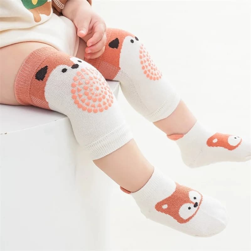 Children's Anti-slip Knee Socks for Kids Slim Cotton Knit Socks Striping Baby Floor Socks for 0-3 Years