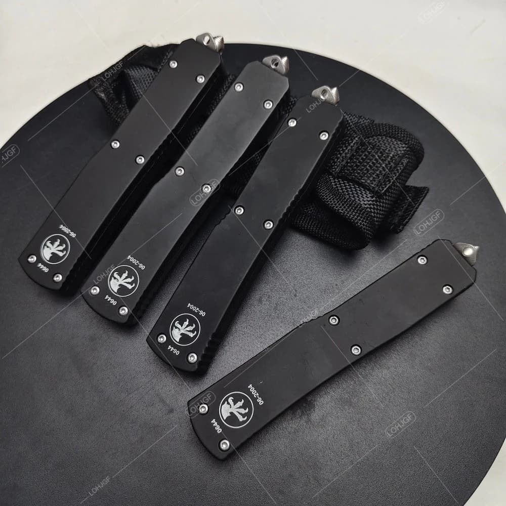 4 Styles Ut-85 Outdoor Portable Folding Knife with Pocket Clip Camping Fishing Tools Multi-functional Cutting Knives