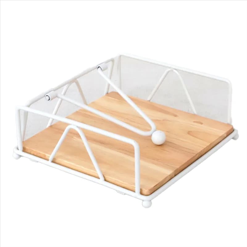 Contenitore per tovaglioli per la casa porta fazzoletti in legno massello per la decorazione del ristorante dell'hotel,C