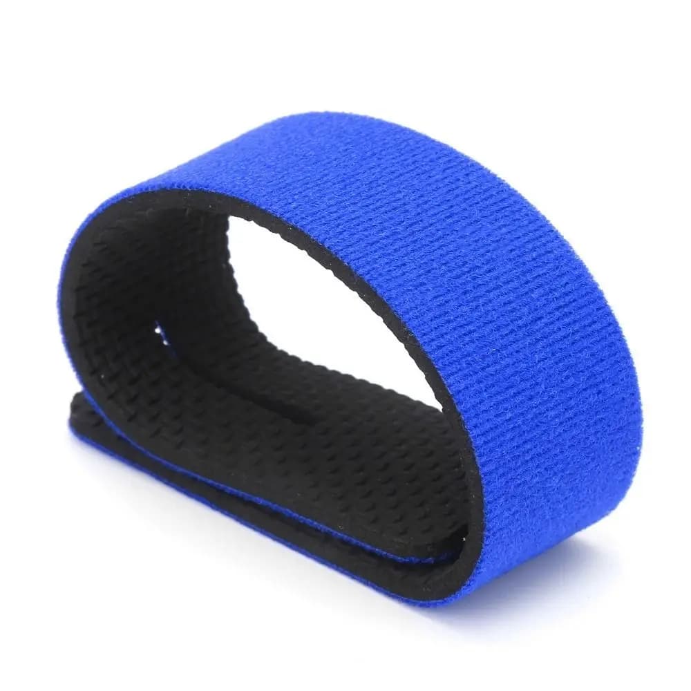 Set di 12 Cinghie Regolabili per Canna da Pesca, 24*3cm, Morbide Cinghie in Neoprene per Trasporto Canna da Pesca, 3 Colori, Cintura per Canna da Pesca in Mare