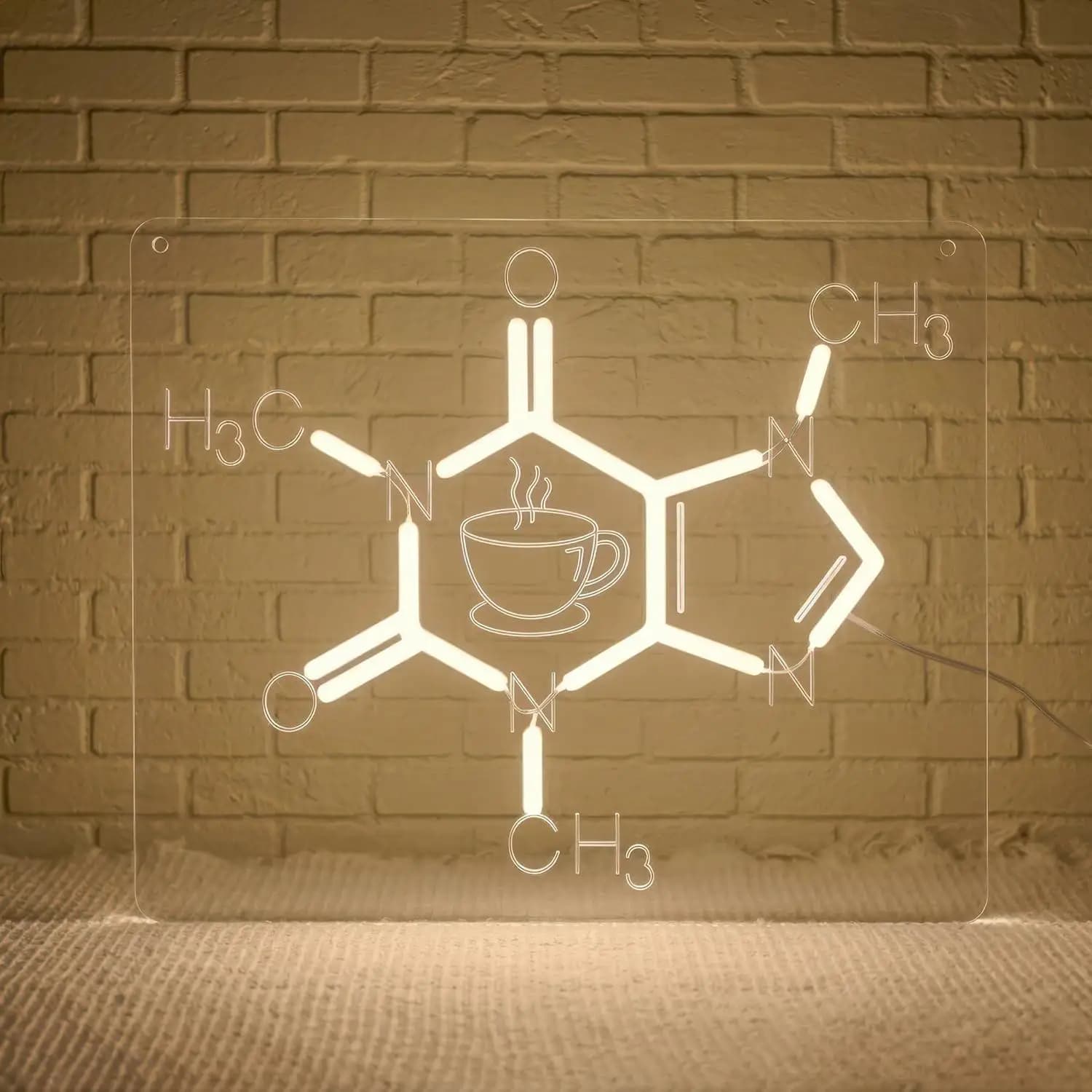 Coffee Neon Sign USB Dimmable LED Lights For Coffee Bar Cafe Shop Study Room Hobby Space Bedroom Wall Art Decor Business Signage