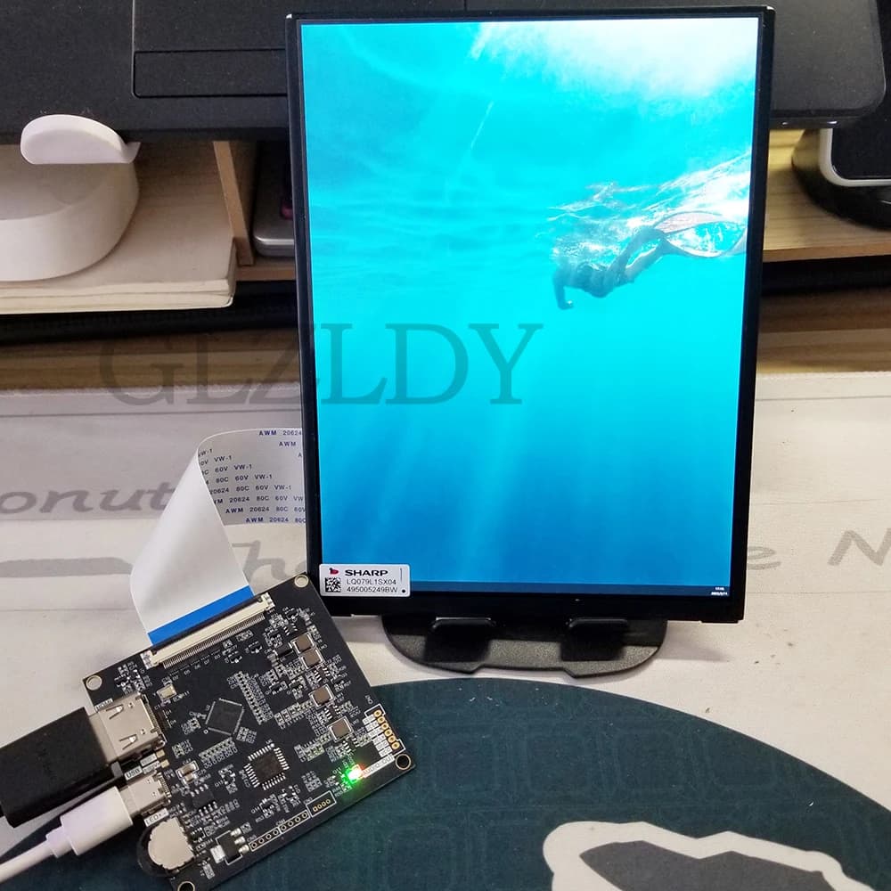 Driver adapter kit Sharp LQ079L1SX04 mipi 1536*2048 from 7.9 inch Secondary display 2K controller board Raspberry Pi 3 from HDMI to MIPI