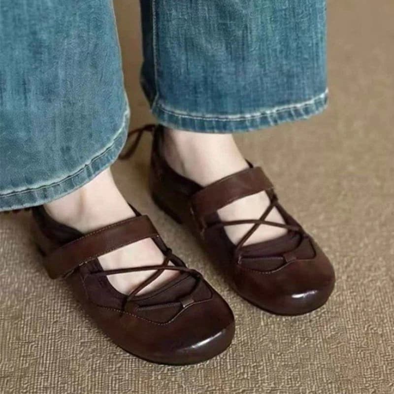 Women Flats Sneaker Summer Sandals Trend Mary Jane Leather Shoes 2026 New Running Sport Shoes Casual Shallow Mujer Zapatillas