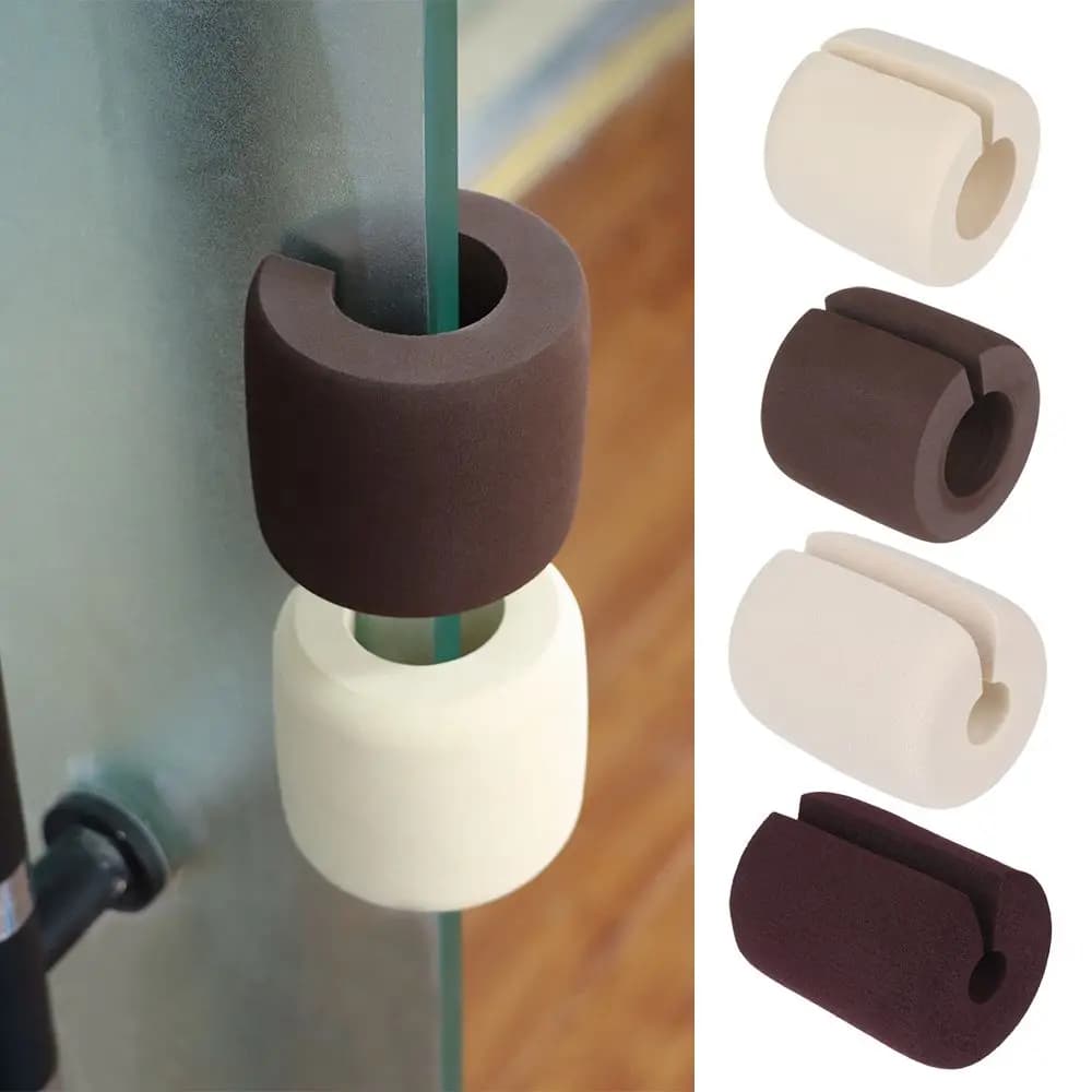 1Pc tappo per porta in schiuma pratico Clip per porta di protezione per bambini a forma di C serrature di sicurezza di alta qualità protezione per le dita fermaporta
