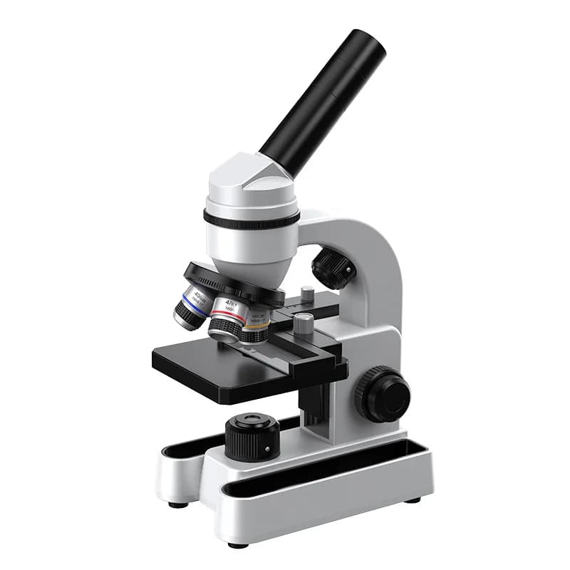 Microscopio biologico a occhio singolo 40-1600x puzzle sperimentale ricerca di divulgazione scientifica