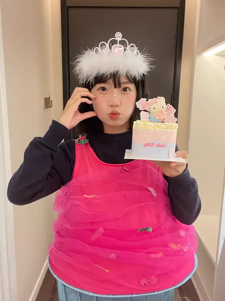 Halloween Adult Children School Stage Performance COS Snack Cake with Hat Dessert Ice Cream Doll Costume Harlin Dance