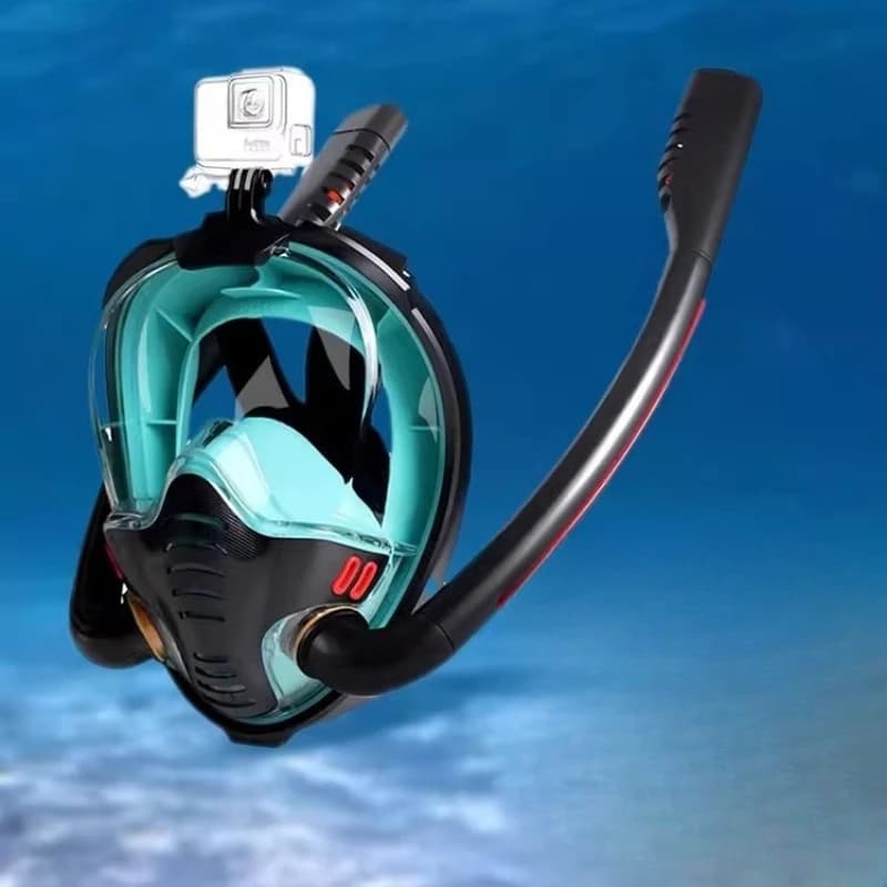 Underwater mask for snorkeling and deep dives, anti-fog goggles, adult and child breathing