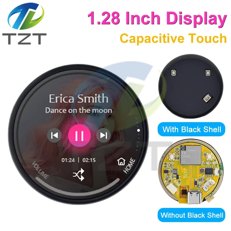 Modulo TFT LCD IPS ESP32 da 1,28 pollici con touch per scheda di sviluppo Arduino WiFi e bluetooth Orologio intelligente IPS da 1,28 pollici 240x240