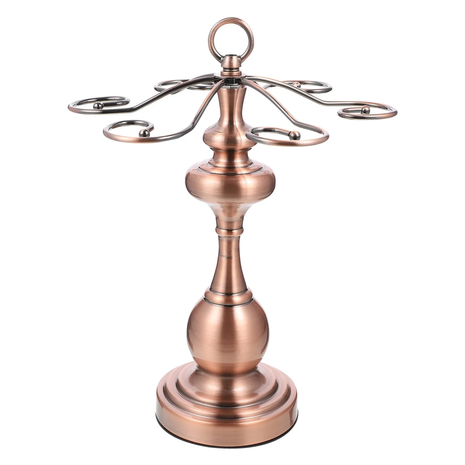 Portabicchieri in Vetro Creativo, Elegante Supporto in Ferro per Calici, Design Unico per Decorazione Casa, Bar e Club, Stile Nordico