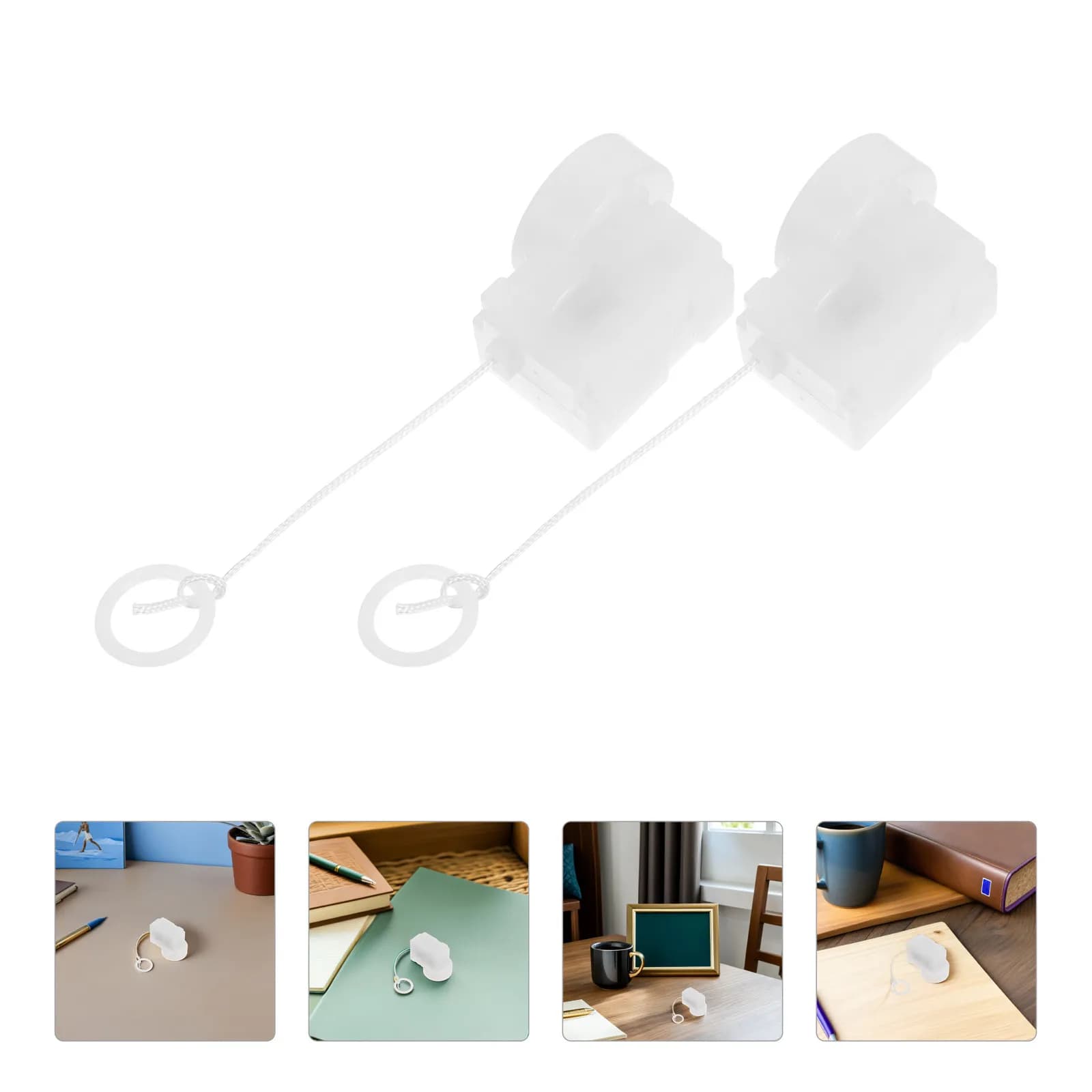 Kit di movimento fai-da-te con motore a vibrazione a corda, 8 pezzi, bianco, con ruota singola, ricambio per riparazioni artigianali, animali di peluche interattivi
