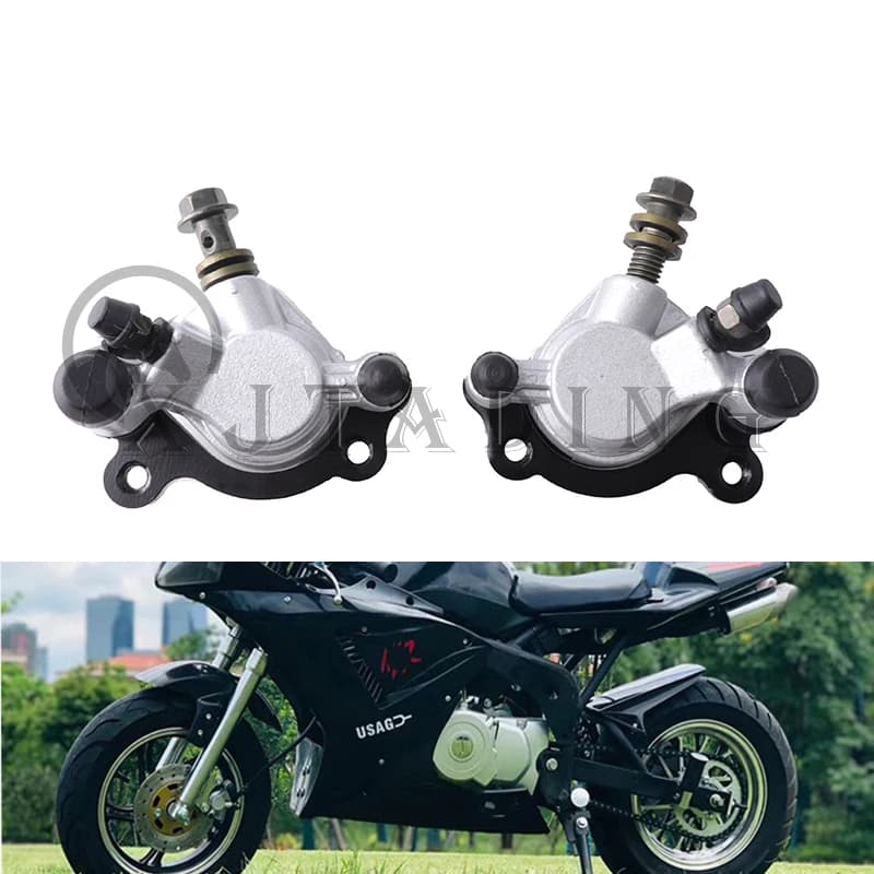 Pompa idraulica anteriore/posteriore per Moto per 49cc raffreddamento ad acqua piccola auto sportiva Mini Moto bicicletta Gas Scooter sistema di pinze freno