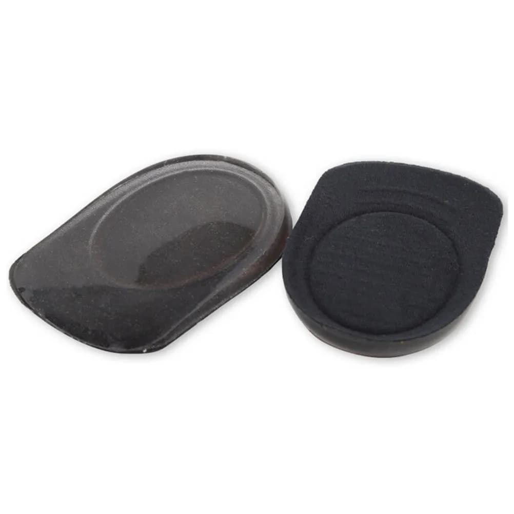 2 Paia di Cuscinetti in Gel per Tallone, in Silicone Traspirante, Autoadesivi, Morbidi, Mezza Soletta, Supporto per Caviglia, Sollievo per Piedi e Plantare