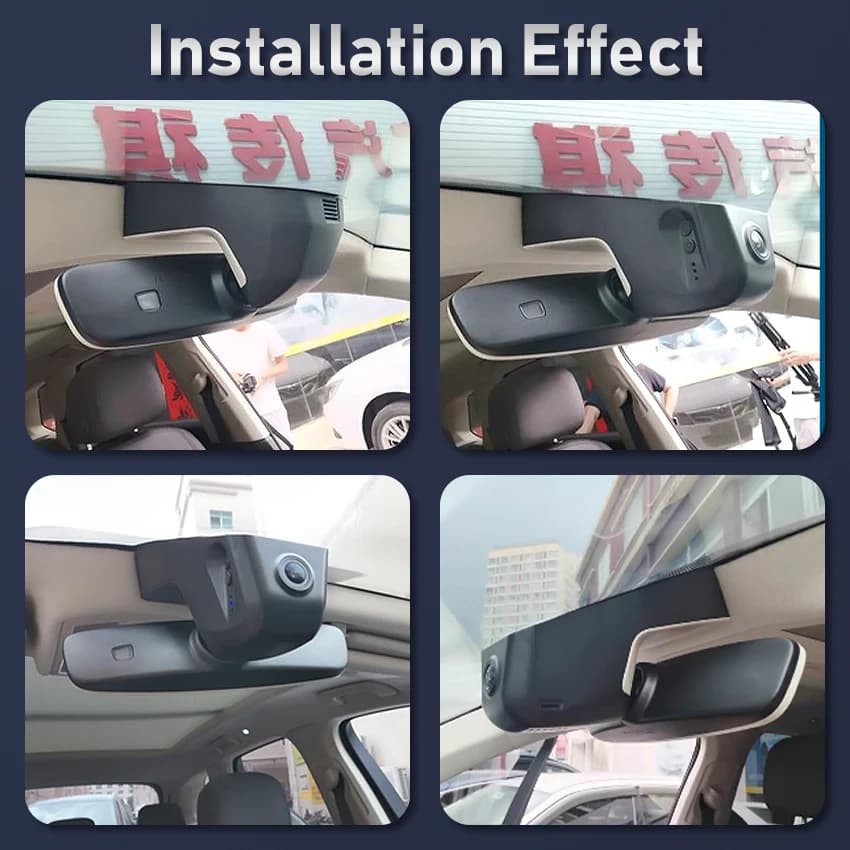 Easy to install HD 4K 2160P Car DVR Dash Cam Driving Video Recorder Camera For Volkswagen Touareg 2018-2021 2022