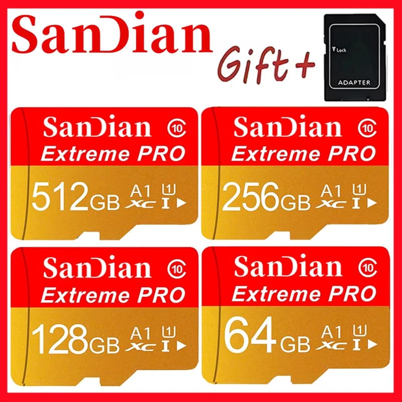 Premium Micro TF SD Card SD Cards Memory Card TF Cards 128GB 256GB 32GB Ultra HD U1 for Nintendo Switch Driving Recorder