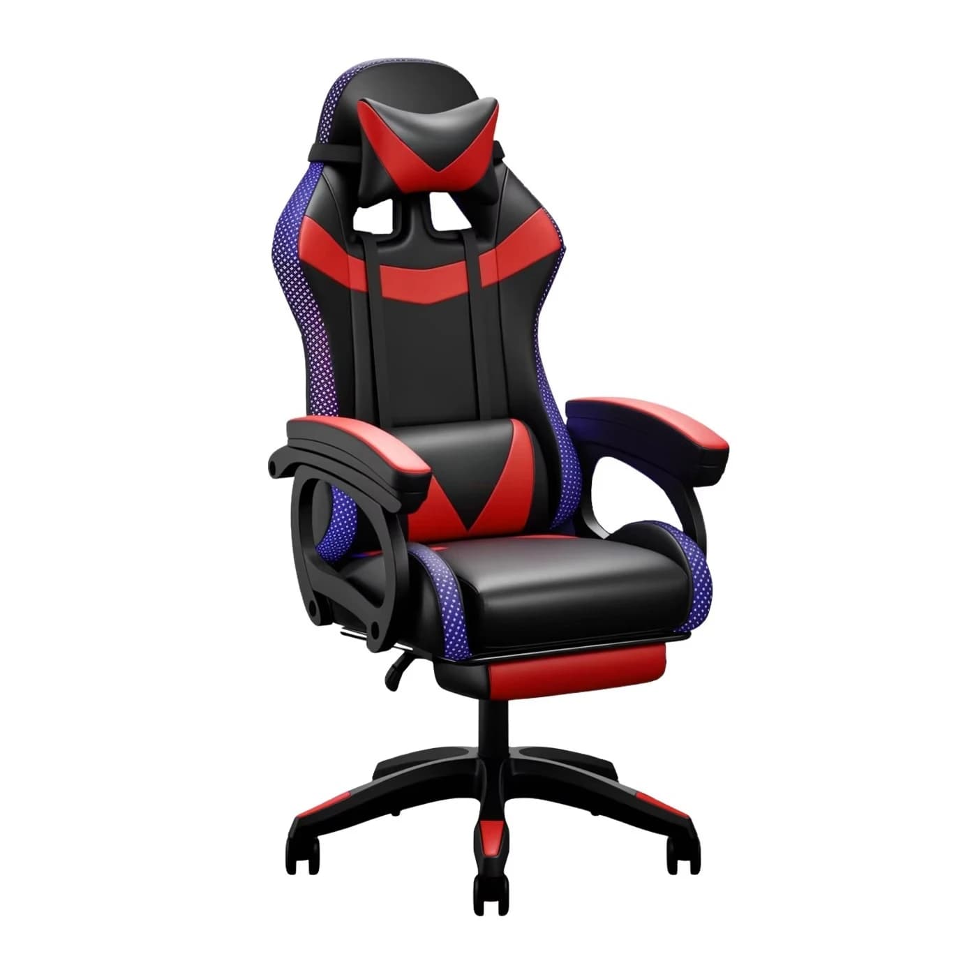 Sedia Ergonomica per Sport Elettronici e Gaming, Design Moderno, Comoda Sedia da Ufficio/Dormitorio con Massaggio Integrato