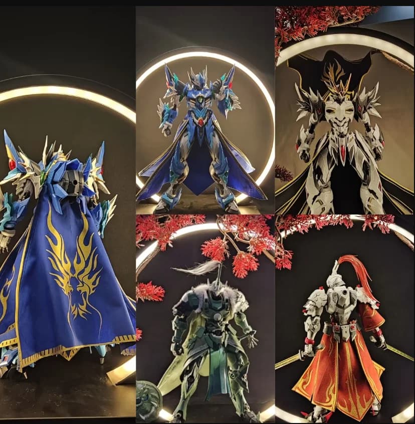 MOTORE NUCLEAR 1/72 Guochuang Mecha Star Classic Armatura generale Anima Generals Assemblaggio Mantello Accessorio Modello per Action Figure