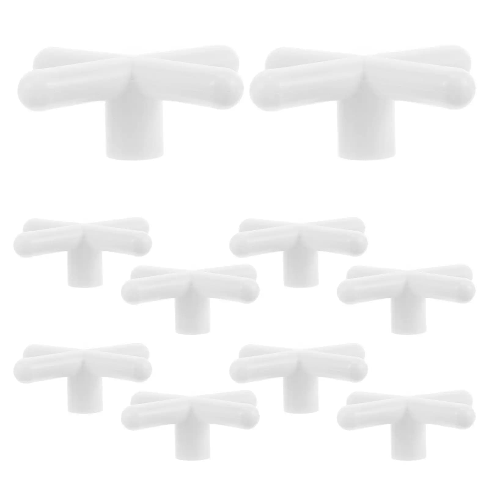 10Pcs Pool Bridge Head Replacement Cross Billiard Pole Rest for Snooker American Pool Enhanced Stability Smooth Cue Support