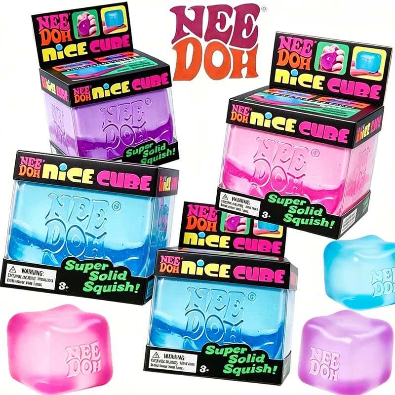 2026 Needoh Soft and Glutinous Sensory Stress-relief Toy Cube Filled with Gel Stretchable Ball Soft Ice blind box Slow Rebound