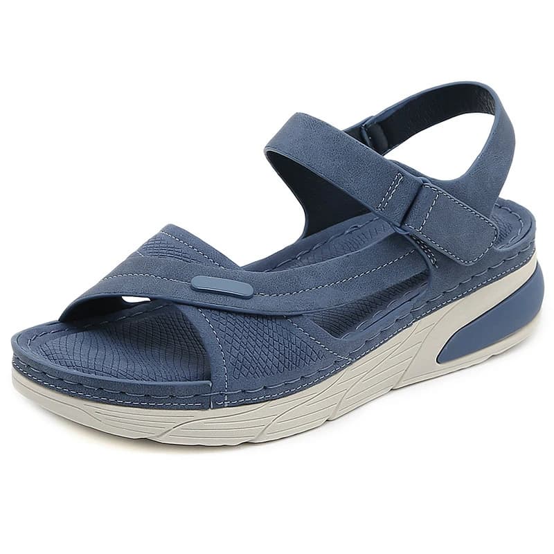 Sandalo Leggero Casual Sportivo Confortevole Con Suola Spessa Velcro Versatile Tendenza Moda Traspirante Stile Nazionale Resistente All'usura