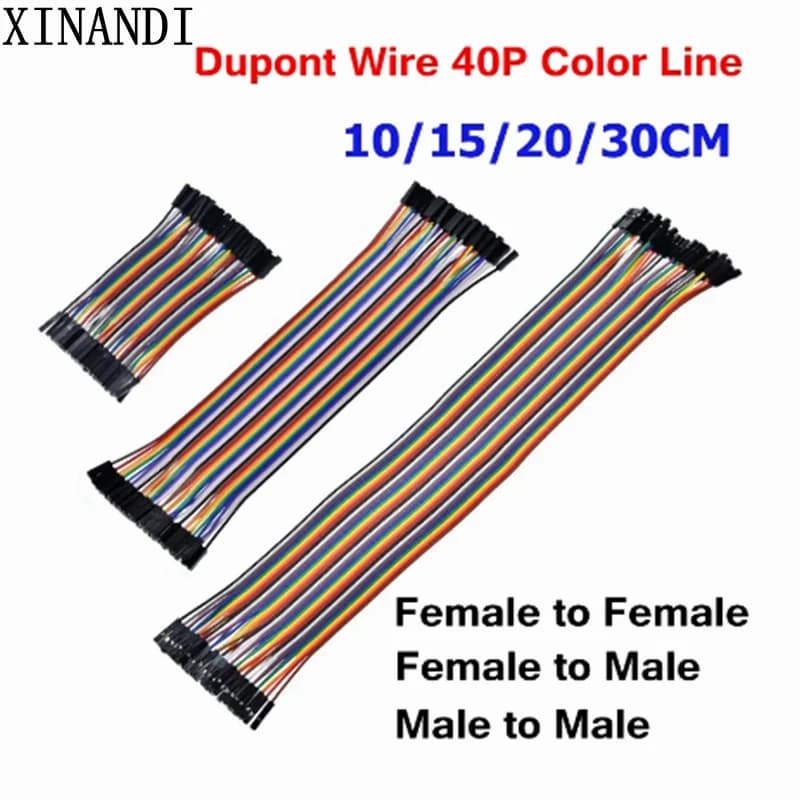 XINANDI Dupont Line 10CM 20CM 30CM 40Pin Male to Male + Male to Female and Female Jumper Wire Dupont Cable to Arduino