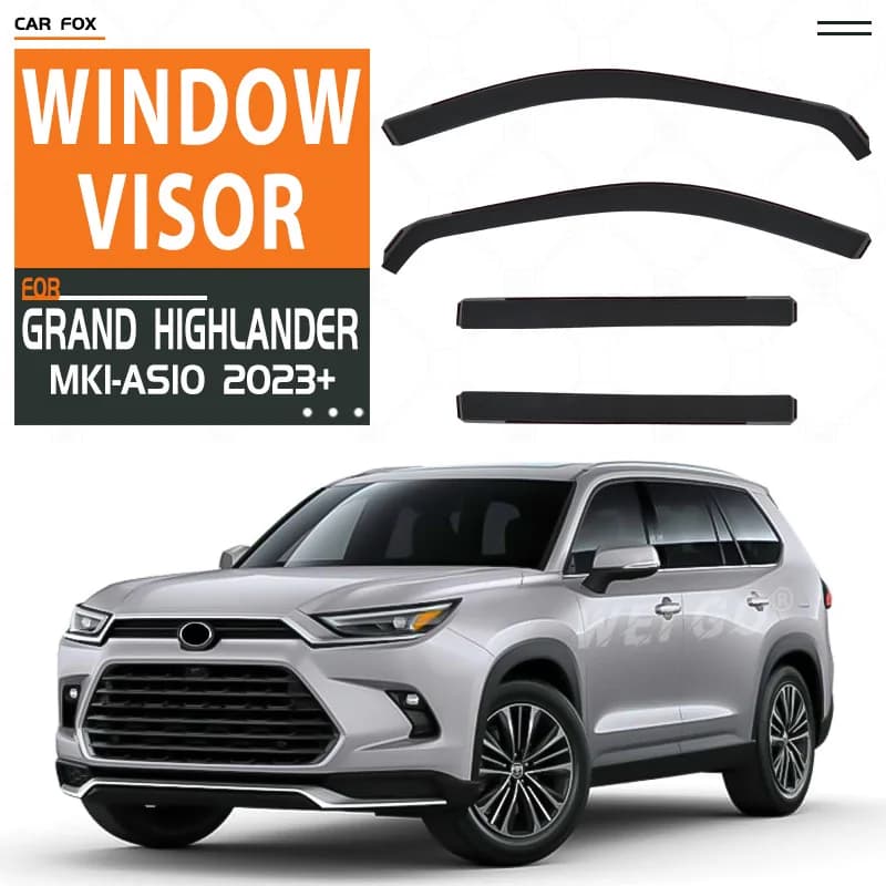 Per Toyota Grand Highlander 2023 + Finestra di Automobile Visiera Tenda Shelter Parabrezza Finestrino Laterale Pioggia Parasole Accessori Auto