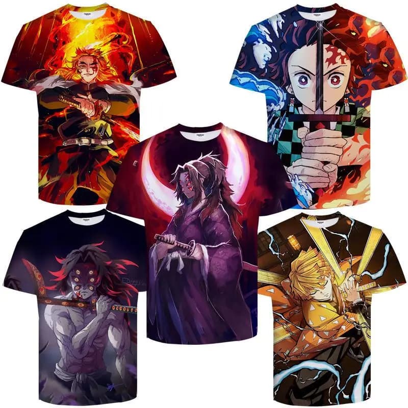 T-shirt Traspirante e ad Asciugatura Rapida con Stampa 3D a Tema Ghost Blade Estate 2026 - Scena con Nome del Personaggio - Top Unisex per Genitori