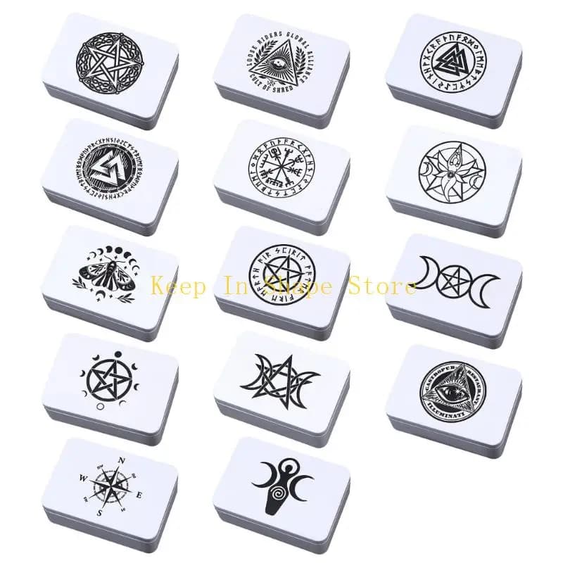 U1JC Rettangolo Metallo Organizzatori Scatola Carte Da Gioco Scatola Immagazzinaggio Soldi Moneta Carry Box Affari