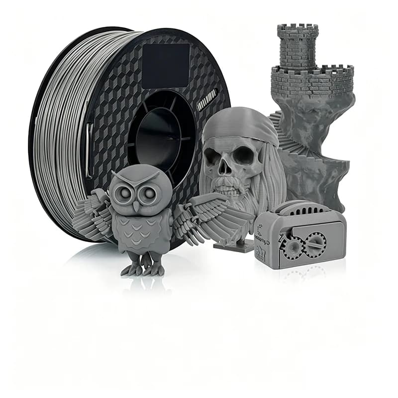 Filamento Flessibile TPU Nero 250g 500g 1Kg per Stampante 3D, Rotolo di Materiale Flessibile TPU Nero 1.75mm