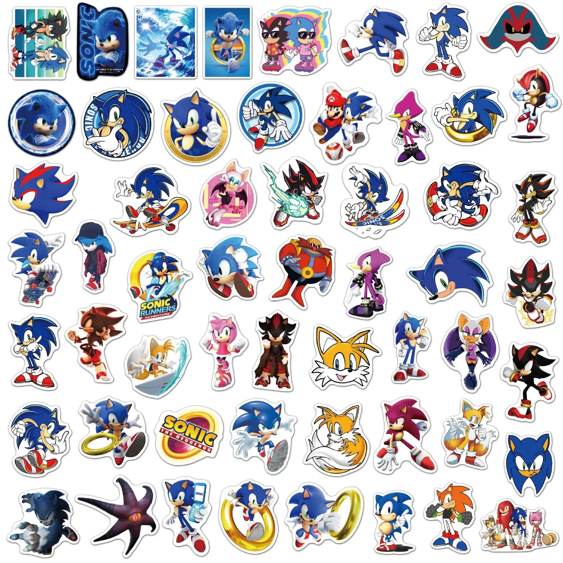 50-100 random hot selling anime graffiti stickers, waterproof luggage, laptop, skateboard, water cup stickers, holiday gifts