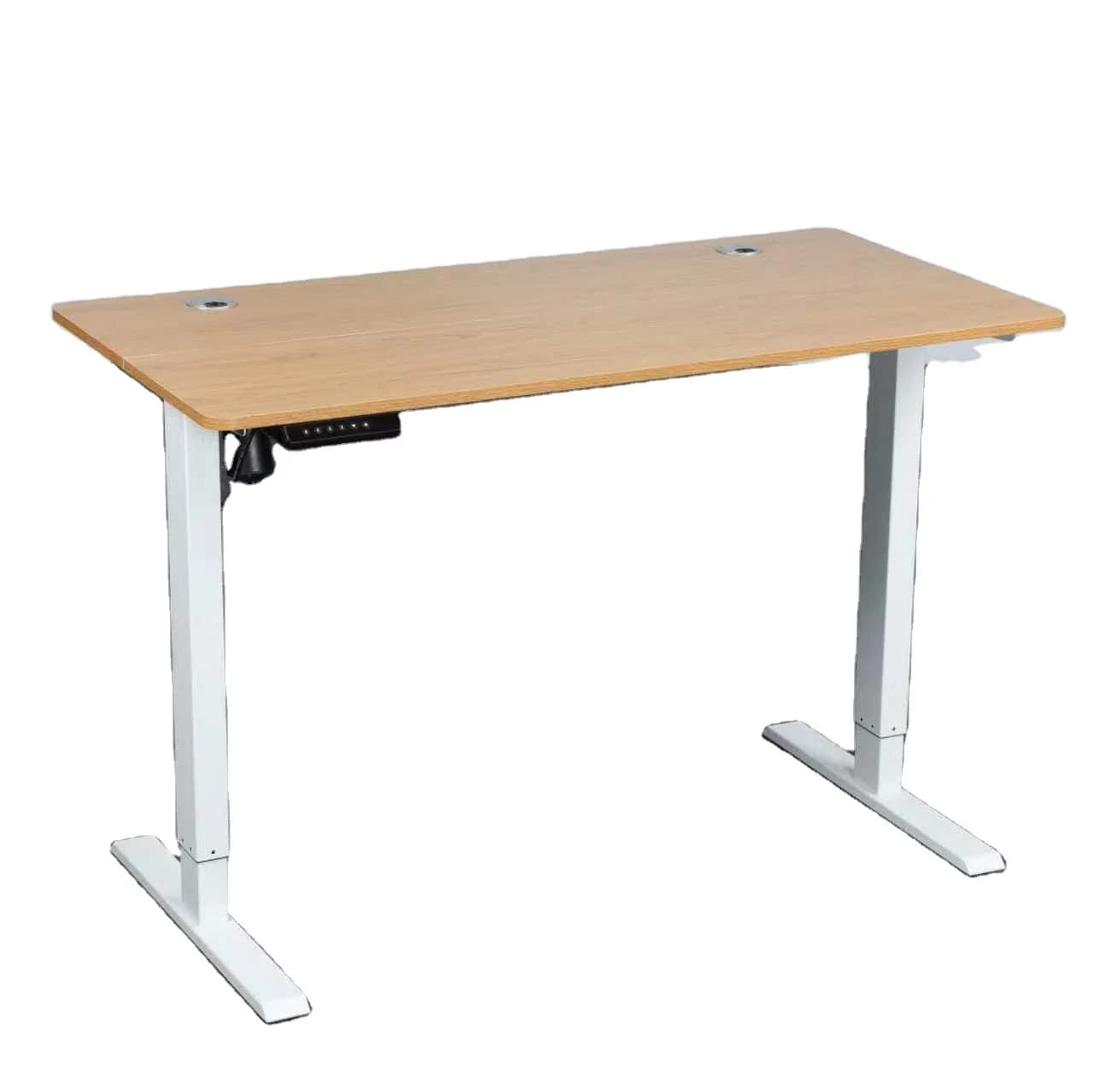 Vendita calda in fabbrica Design sano Sit and Stand up Home Desk Scrivania di sollevamento elettrica Tavolo per computer da scrivania con motore singolo