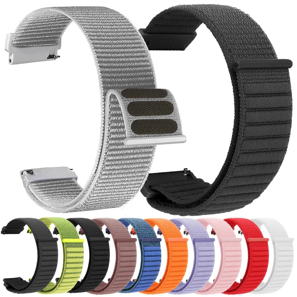 Cinturino sportivo in nylon per COROS PACE 4 3 2, cinturino per orologio COROS APEX 4 42mm/APEX 2 Pro, cinturino morbido da 22/20mm per SUUNTO VERTICAL 2