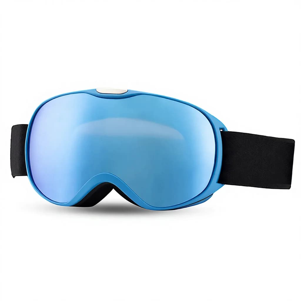 Large-Surface Double-Layer Anti-Fog Windproof Ski Goggles for Adults Mirror Frame TPU Material Snow Outdoor Sports