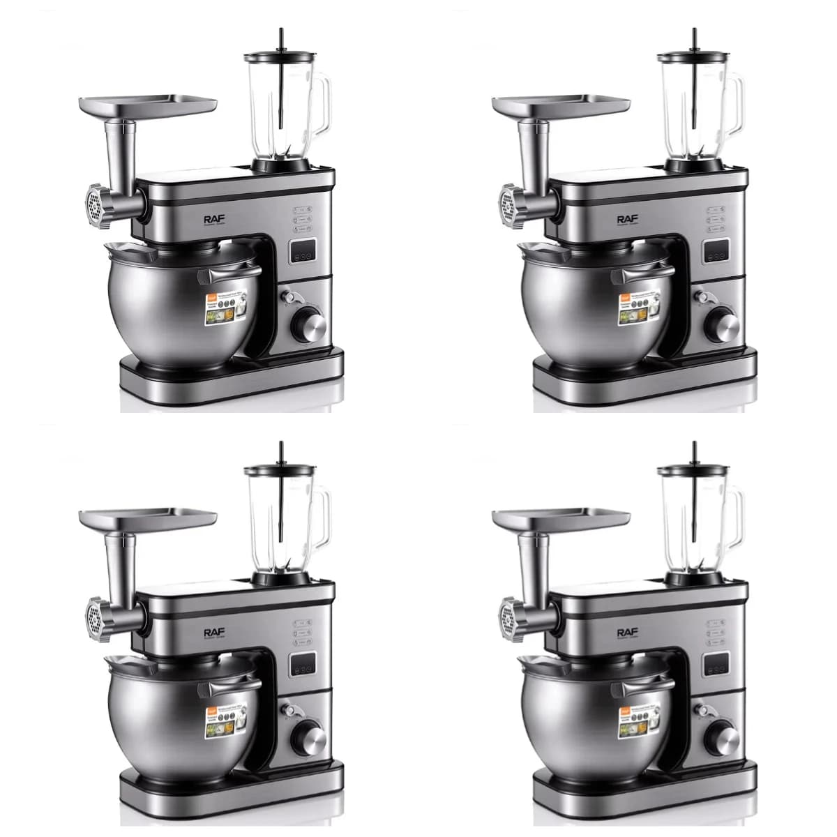 RAF R.6614 Professional Stand Mixer Kitchen Machine Food Processor Dough Kneader Meat Grinder Blender Noodle Maker Heavy