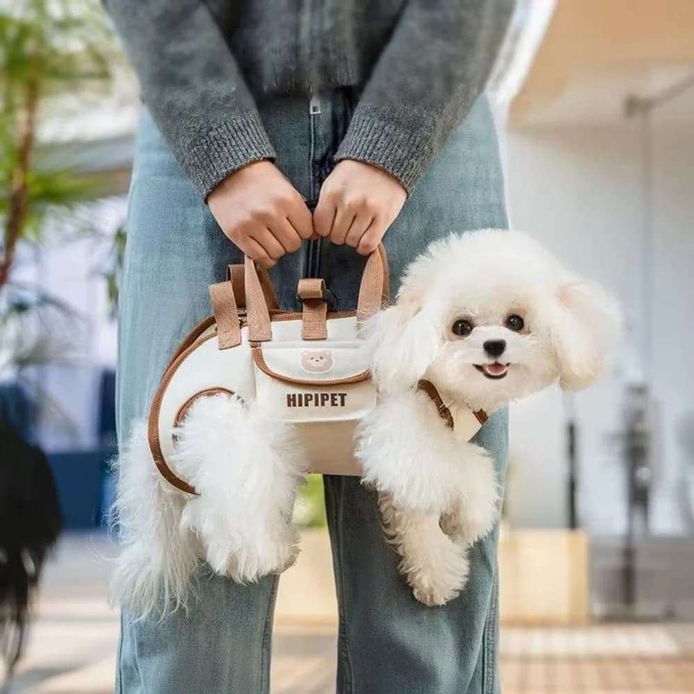 Breathable Dog Harness Backpack Adjustable Strong Load Bearing Pet Carrier Portable Easy To Clean Pet Strap Pet Outdoor