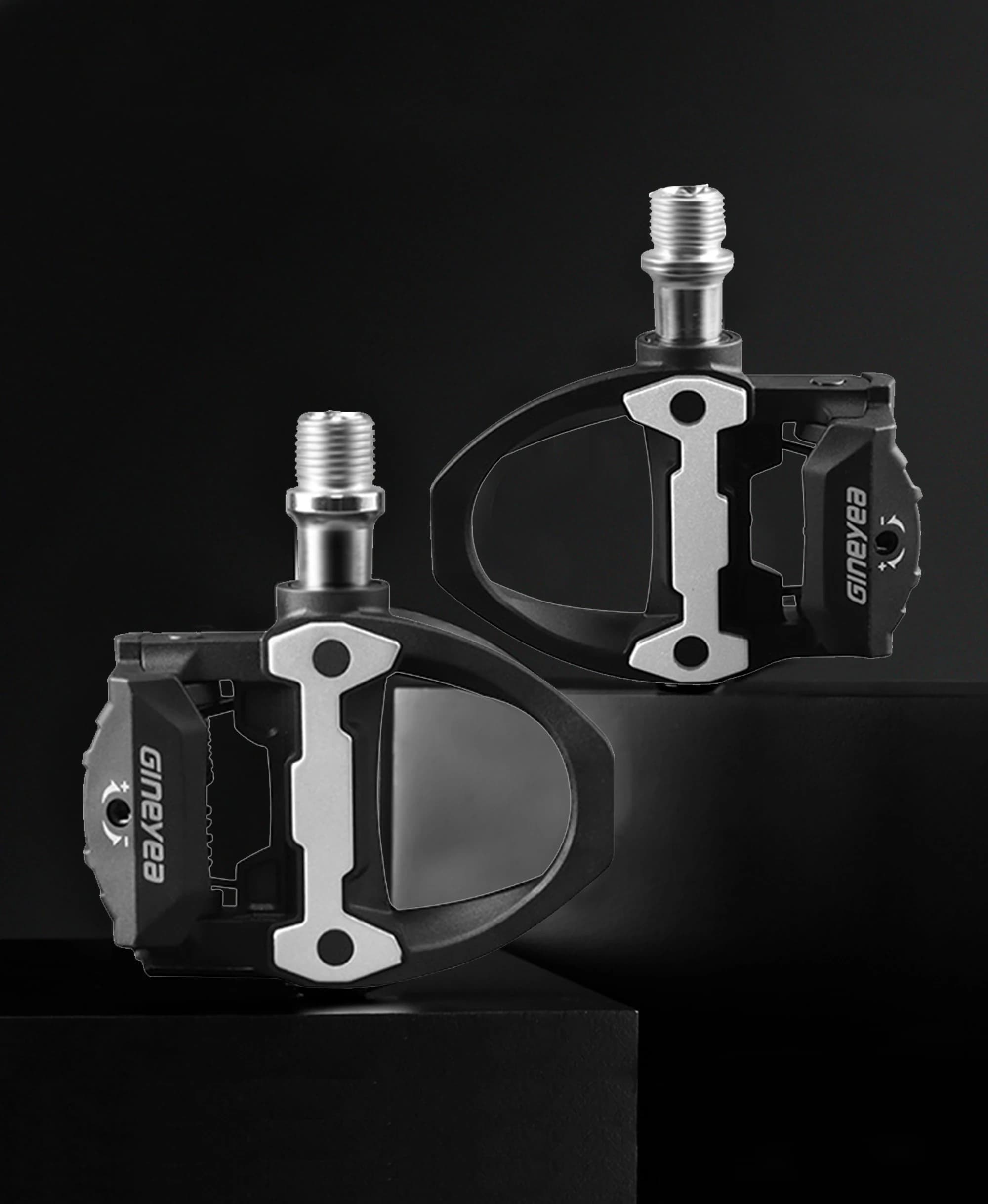 Gineyea Road Bike Clip Pedals, Clipless Road Cycling Pedals with Cleat Compatible with SPD-SL