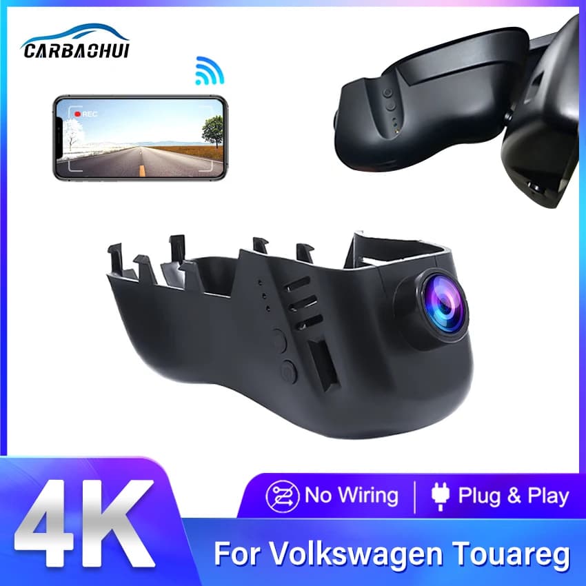 Nuova Dash Cam WIFI Plug and Play, Telecamera per Auto DVR per Volkswagen VW Touareg dal 2010 al 2019