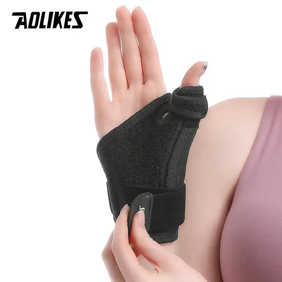 AOLIKES 1 pz tutore per il pollice, tutore per il polso supporto per il polso pollice stecca Spica per uomo donna, stabilizzatore per polso/mano/pollice per distorsioni