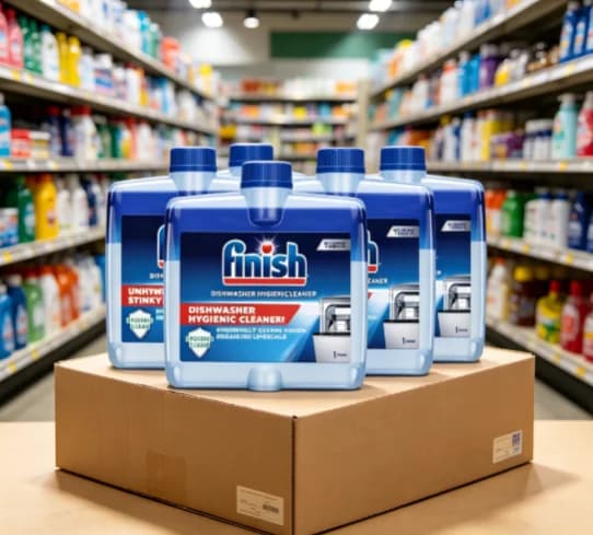 Dual Action Dishwasher Cleaner Tablets Fight Grease Remove Limescale Hard Water Stain 2 Pack